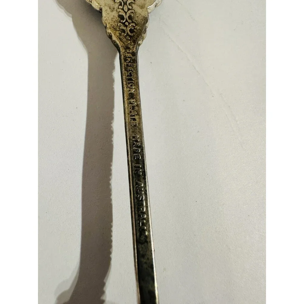 Vintage Souvenir Spoon Lot 5PC Silverplated Travel Canada Sydney Graceland
